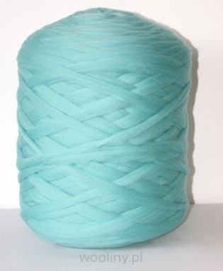 Wełna czesankowa MINI polska JASNY SZMARAGD