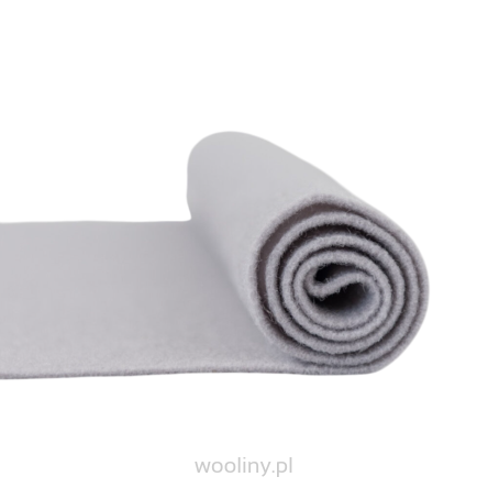 Filc wełniany 3mm JASNY SZARY 30x30cm dekoracyjny