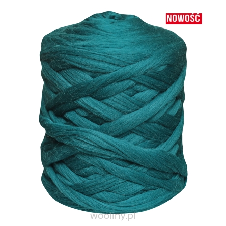 Wełna czesankowa polska GŁĘBIA OCEANU #90 hurt 4,5kg
