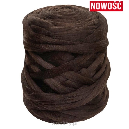 Wełna czesankowa 22-24mic BRĄZOWY 4,5kg HURT