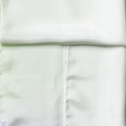 Jedwabny szal 140x45cm Pongee 8 Biały Naturalny