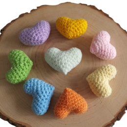 Seruszko serce 3D do fotografii noworodkowej RÓŻNE KOLORY